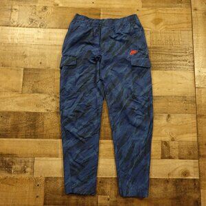 Nike Camo Print Cargo Jogger Pants Men's Medium Blue DM0099-451